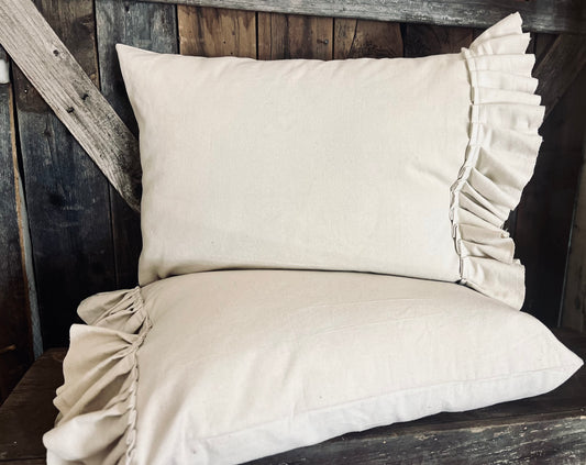 Ruffled Bed Pillows