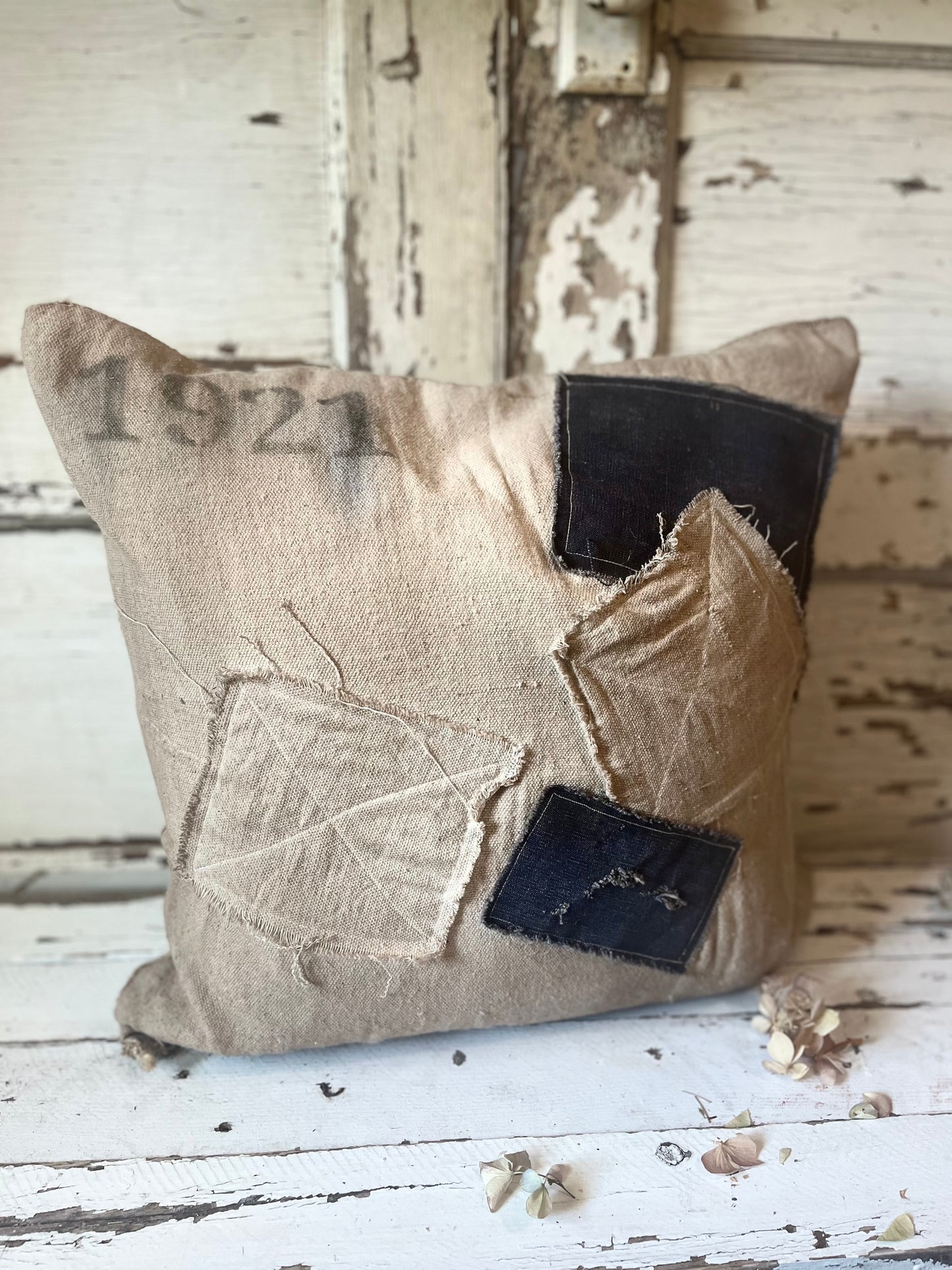 Patched 1921 Pillow